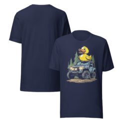 Duck Duck Rig - Amber Light 4X4 Rig Unisex Graphic Tee - Navy - Image 4