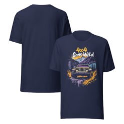 4X4 Gone Wild - Alpine Ridge 4X4 Rig Unisex Graphic Tee - Navy - Image 3