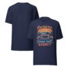 Find Your Path Forge Your Legacy - Sunset Summit Off-Road Explorer Unisex Graphic Tee - Navy - Image 1
