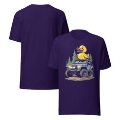 Duck Duck Rig - Amber Light 4X4 Rig Unisex Graphic Tee - Team Purple - Image 3