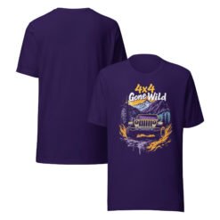 4X4 Gone Wild - Alpine Ridge 4X4 Rig Unisex Graphic Tee - Team Purple - Image 1