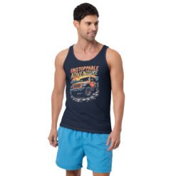 Unisex Tank Top - Navy - Image 1