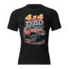 4X4 Dad - Retro Off-Road 4X4 Dad Triblend T-Shirt - Charcoal-Black Triblend - Image 1