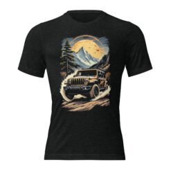 Alpine Trail Expedition - High Country 4X4 Rig Triblend T-Shirt - Image 1