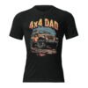 4X4 Dad - Vintage Mud 4X4 Rig Triblend T-Shirt - Charcoal-Black Triblend - Image 1