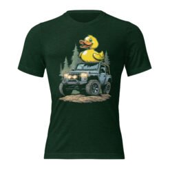 Duck Duck Rig - Vintage Duck 4X4 Rig Triblend T-Shirt - Emerald Triblend - Image 3