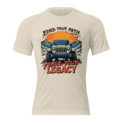 Forge Your Legacy - Golden Sun 4X4 Rig Triblend T-Shirt - Oatmeal Triblend - Image 1