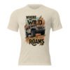 Where The Wild Roams - Vintage Overland 4X4 Crawler Unisex Triblend T-Shirt - Oatmeal Triblend - Image 1