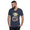 Alpine Trail Expedition - Alpine Canyon Off-Road Rig Unisex V-Neck Shirt - Navy - Image 1