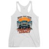 Forge Your Legacy - Tan 4X4 Crawler Rig Women's Racerback Tank - Image 1