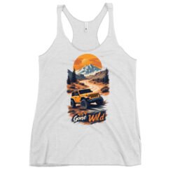 4X4 Gone Wild - Desert Ridge 4X4 Rig Women's Racerback Tank - Image 1