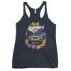 4X4 Gone Wild - Alpine Mud 4X4 Rig Women's Racerback Tank - Vintage Navy - Image 1